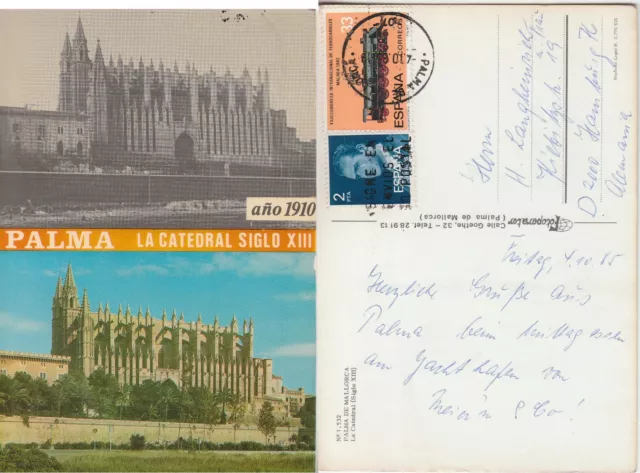 7x alte Postkarten PALMA MALLORCA 1965-1980 LOT Konvolut AK Ansichtskarten 3