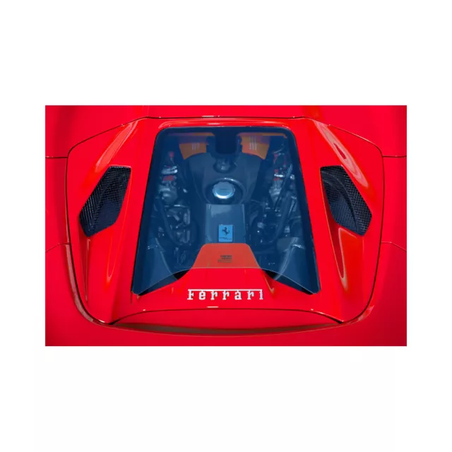 Capristo Ferrari 488 GTS Carbon and Glass Bonnet (Design S)
