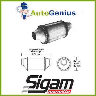 1.8 cc Ø 48 ALFA ROMEO SIGAM Catalizzatore Universale Tondo mot BENZINA max 