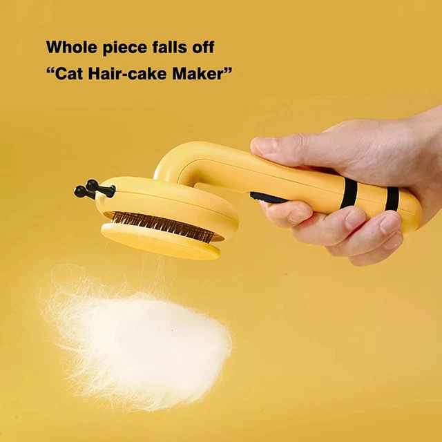 Dog Cat Comb Pet Hair Remover Grooming Massage Deshedding Self Cleaning Brush US 8