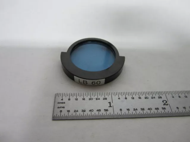 Microscope Pièce Mitutoyo Japon Filtre LB 60 Optiques Bin #R5-40