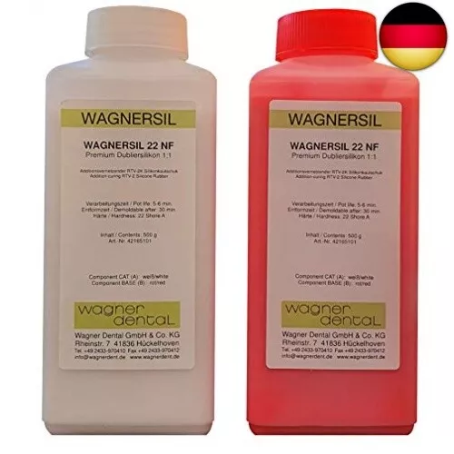 WAGNERSIL 22 NF Premium Silikon Kautschuk Dubliersilikon (weich) 1 kg