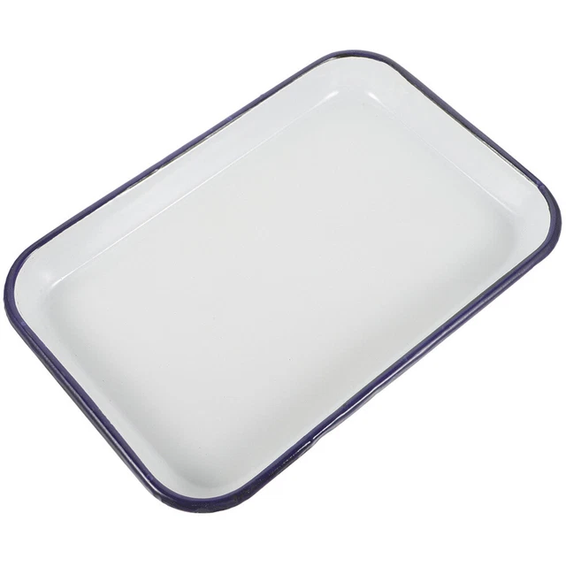 Dish Multi-use Enamel Pan Non-stick Oven Tray for Baking  Kitchen Home Cooking