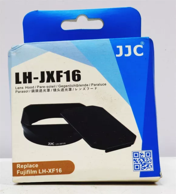 JJC LH-JXF16 Square Metal Bayonet Hood replaces Fujifilm LH-XF16