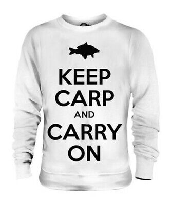 Mantenere Carpa E Carry On Divertente da Uomo T-Shirt Pesca Regalo Top