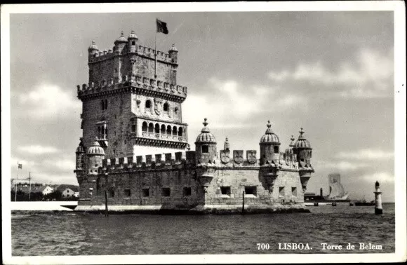 Ak Lisboa Lissabon Portugal, Torre de Belem - 3669457