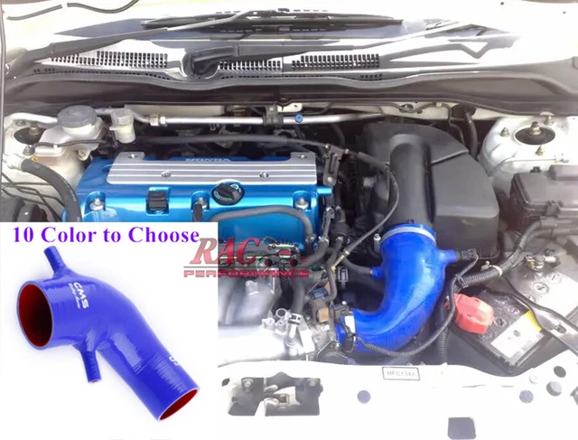 For Honda Civic Type-R EP3 Integra DC5 4-PLY Silicone Intake Induction Hose Blue