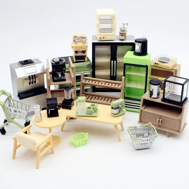 PLASTIC COFFEE MACHINE Model Funny Doll House Accessories Girls £3.40