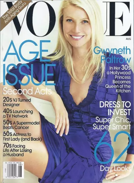 Vogue Magazine Gwyneth Paltrow Chic Fashion Age Issue Alexa Chung Fashion 2010