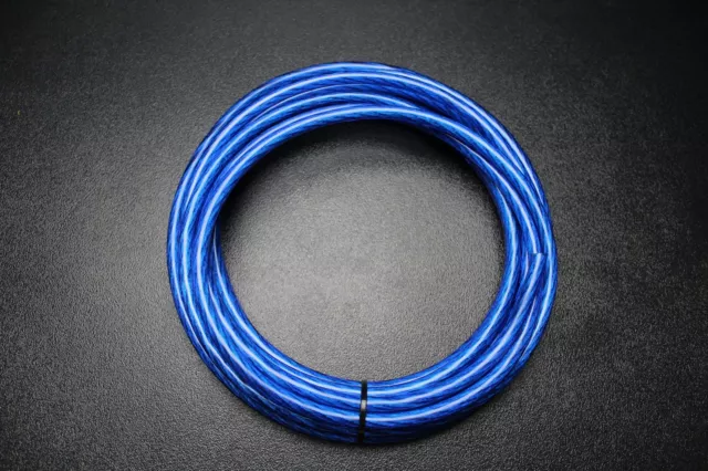 4 Gauge Wire Per 5 Ft Cable Blue 12 Volt Amp Primary Stranded Power Ground Awg