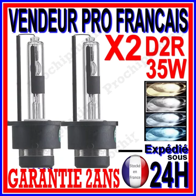 2 AMPOULES AU XENON D2R 35W KIT HID 12V LAMPE A DECHARGE CULOT P32d-3 FEU EN 85v