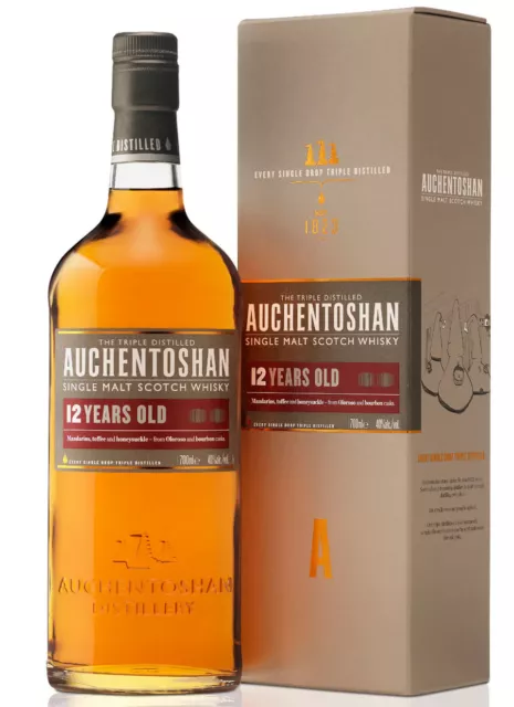 (49 EUR/l) Auchentoshan 12 Years Single Malt Scotch Whisky 0,7 L