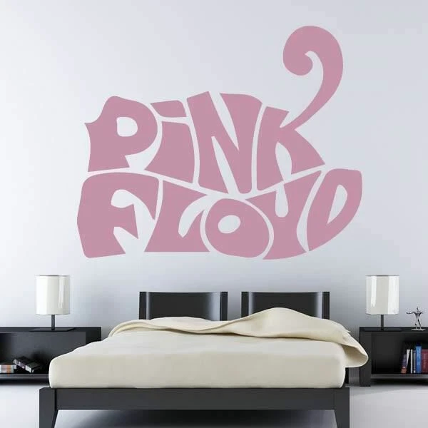 Pink Floyd Ribbon Logo Wall Art Sticker (AS10261)