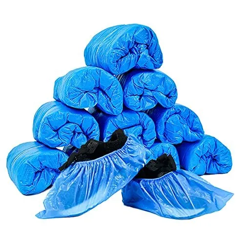 100 Pack (50 Pairs) Disposable Shoe Covers Non-Slip Shoes Boots Protector