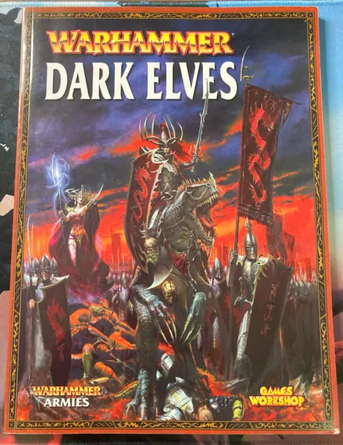 Dark Elves 7th Edition Army Rule Book Paperback Warhammer Fantasy Battles WFB