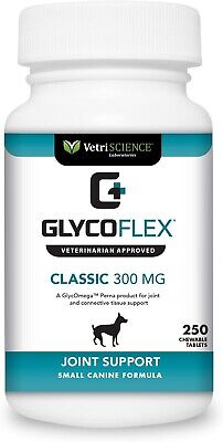VetriScience GlycoFlex Classic 300 Mg Joint Supplement for Dogs (250 Chewable)