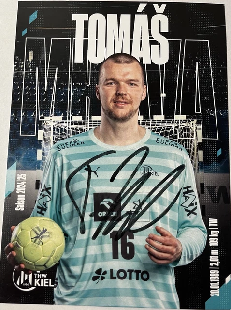 Carte Autographe Alfred Gislason THW Kiel 2009-10 - Original Signée