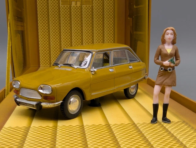 A40 1:43 NOREV CITROEN AMI 8 1969 JAUNE MOUTARDE