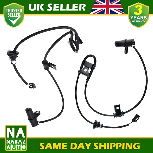 2x ABS Wheel Speed Sensor Front Left & Right For Lexus RX330 RX350 RX400h & Highlander – Direct Fit, 3-Yr Warranty