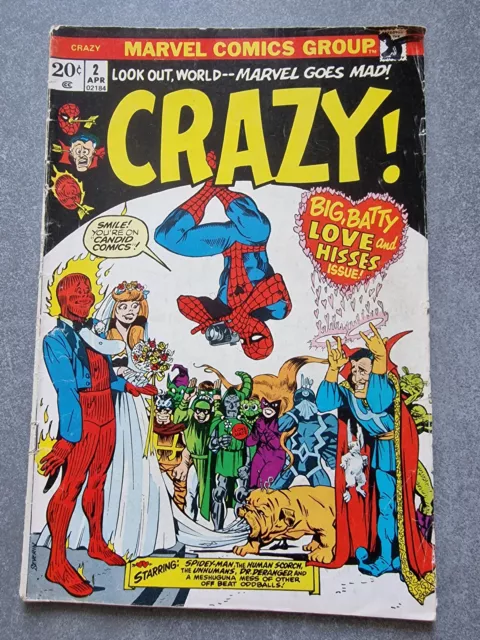 Crazy 2, US Comic von 1972, Marvel Humor Comic