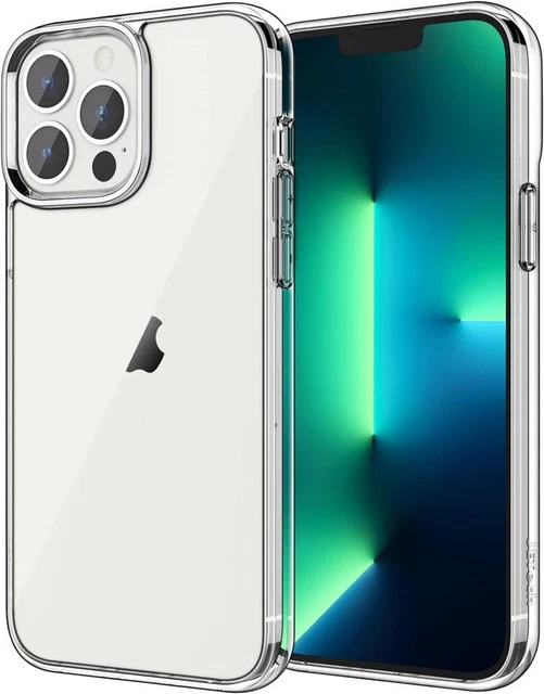 Case iPhone 13 Pro Max 6.7-Inch, Shockproof Bumper Cover, Anti-Scratch, HD Clear