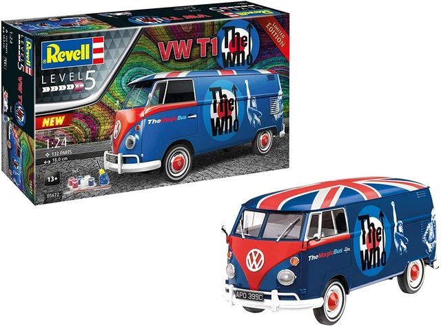 Maquette Revell VW T1 Panel Jagermeister, 1/24, Van Tôle, Neuve Sous Boîte