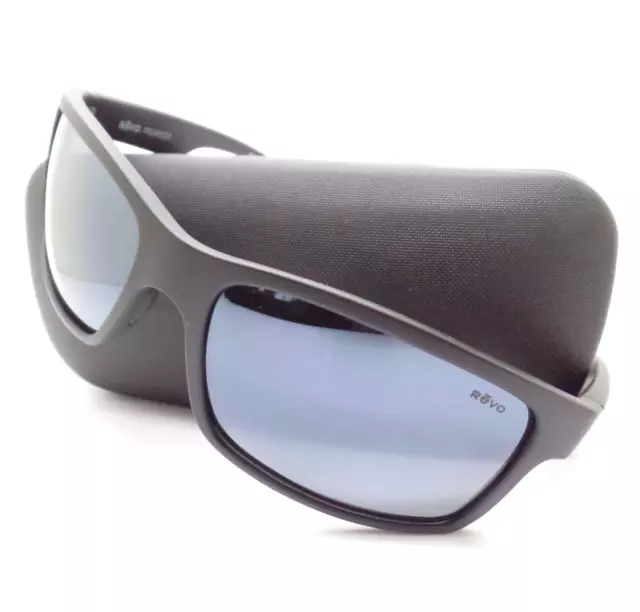 Revo Crawler XL Matte Black Graphite Polarized 64mm Sunglasses Authentic