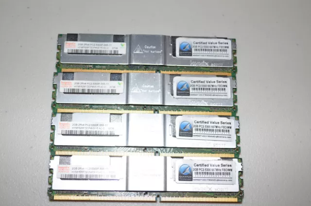 Hynix 8GB (4X2GB) 2Rx4 PC2-5300F ECC Server Memory Ram HYMP525F72CP4N3-Y5