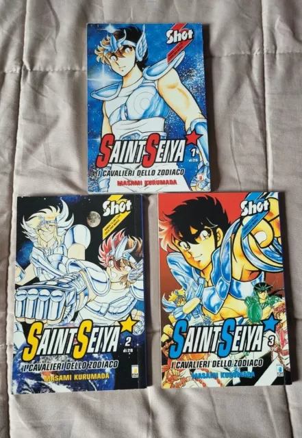 Saint Seiya I cavalieri dello zodiaco n.1-2-3  Star Comics Manga anno 2000