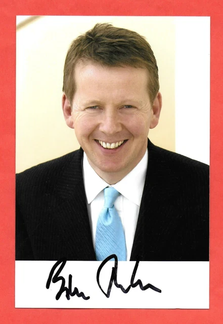 Bill Turnbull Signed Photo Television Presenter