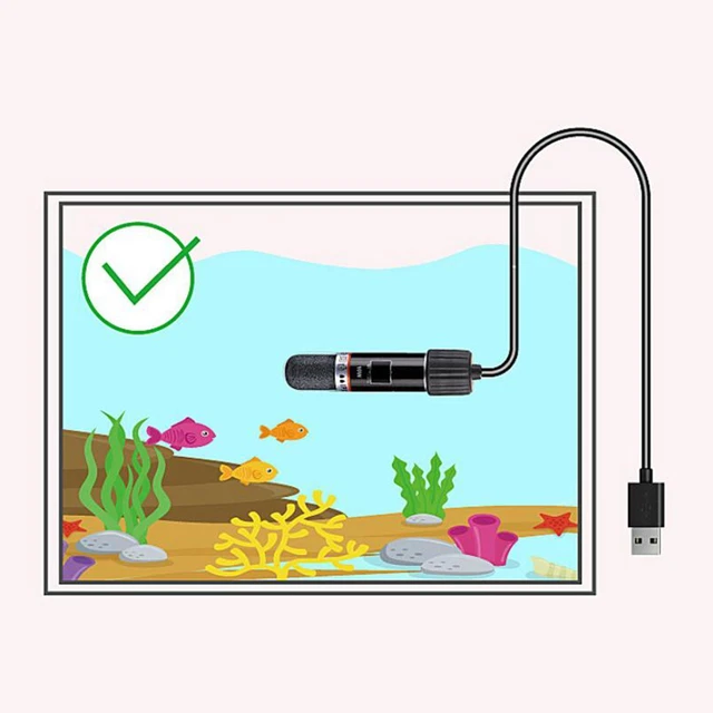 Submersible Thermostat Heater Constant Temperature Mini Aquarium Heating Rod