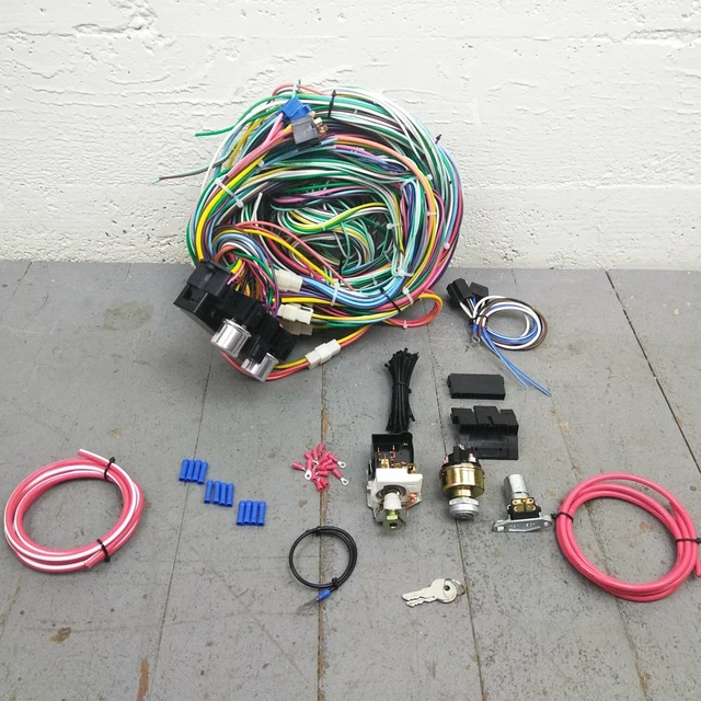 1960-66 CHEVY TRUCK Main Wiring Harness Fuse Box Headlight Switch Kit