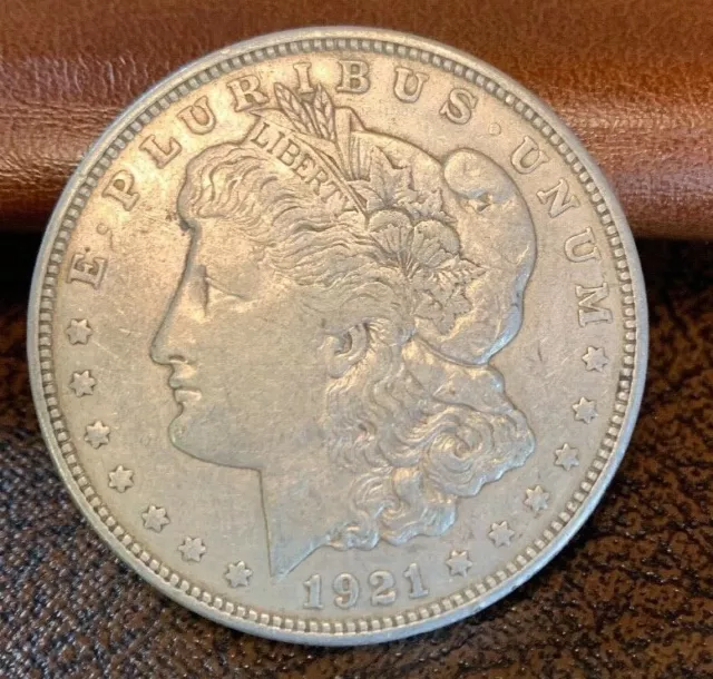 1921-D - The ONLY Denver Minted Morgan Silver Dollar - 90% - Last Year Historic 3