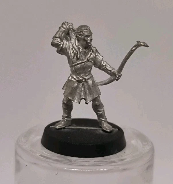 SAROUMANE BLANCHE MÉTAL le Seigneur Des les Anneaux Games Workshop Peint & Basé EUR 69,84