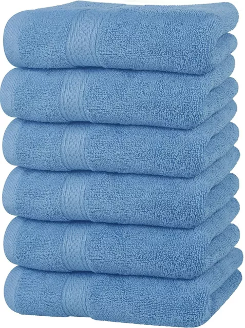 Utopia Towels Premium Grey Hand Towels - 100% Combed Ring Spun Cotton, Ultra Sof
