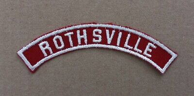 Rothsville ⚜ (MO PA) Red & White RWS Community Strip - Unsewn