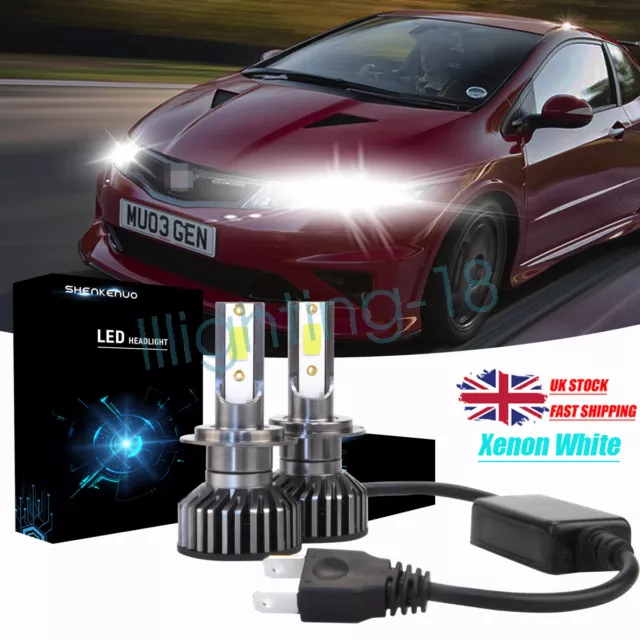 FOR Honda Civic FN2 ERROR FREE H7 XENON HID WHITE BULB LIGHTS KIT 6000k UK STOCK