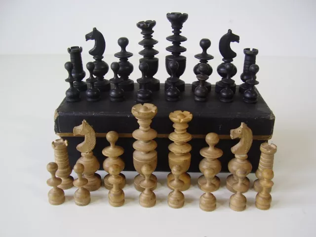 Antike seltene Schach Figuren vor 1945