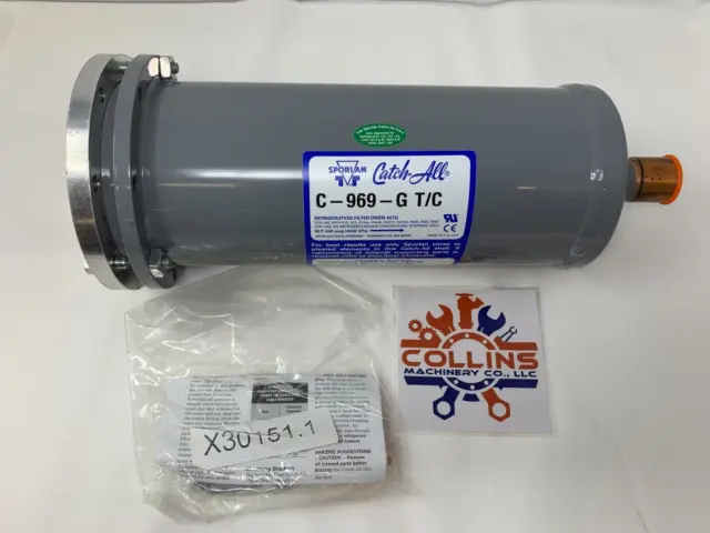 Sporlan C-969-G-T/C Catch-All Liquid Line Filter Drier 1-1/8" ODF