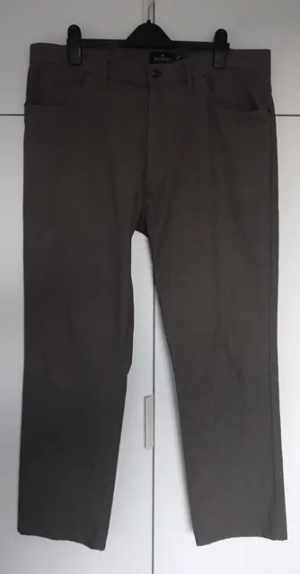 M&S BLUE HARBOUR Black Corduroy Trousers Men Size W44 L29 Regular Fit  Button Zip £14.00 - PicClick UK