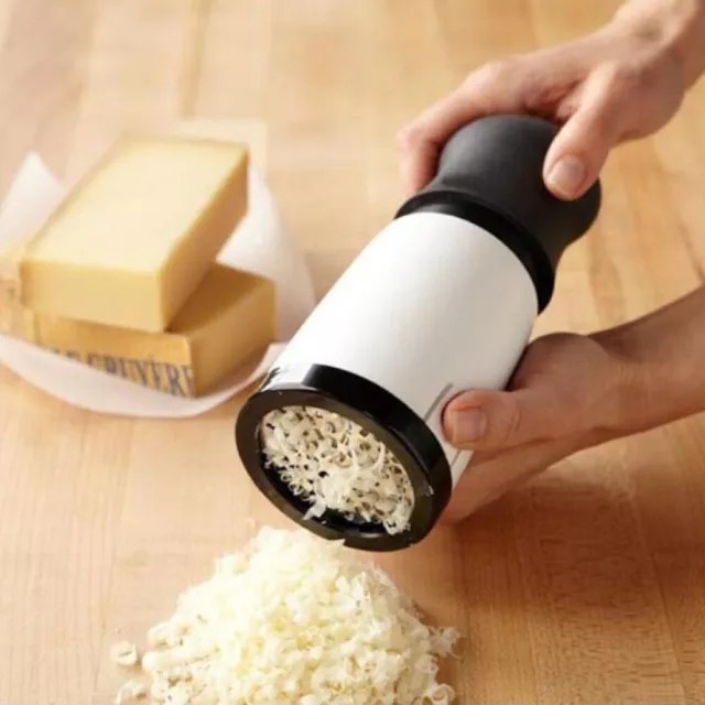 Cheese Mill Grinder Grater Slicer Shredder Fine Coarse Hand Kitchen Tool AU