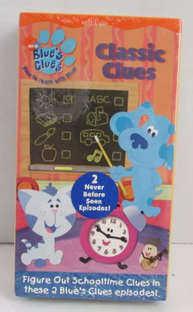 Blue’s Clues - "Classic Clues" (VHS, 2004) [Steve Burns!] NIP NOS SEALED!