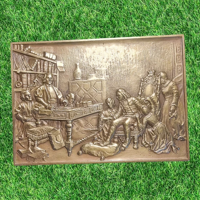 Art Bronze Medal / Painter Jose Malhoa / Last Interrogatory Of Marques De Pombal