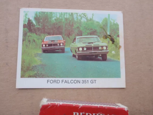 1970's Weet-Bix Collector's Card - Ford Falcon 351 GT