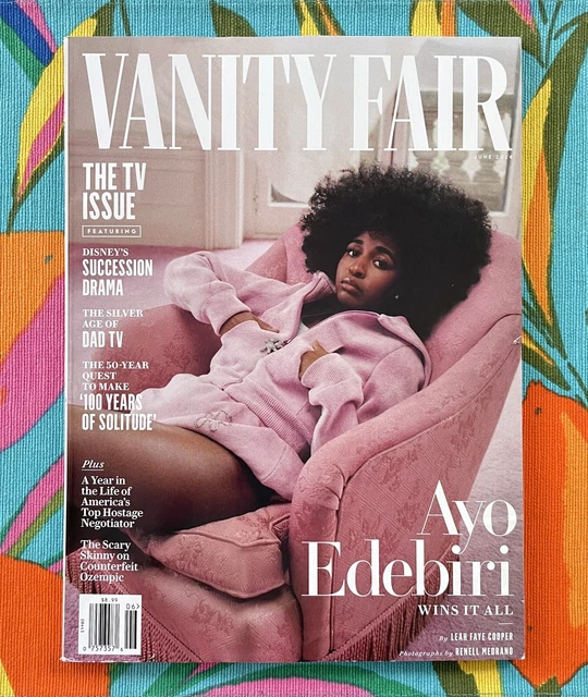 VANITY FAIR MAGAZINE June 2024 (No. 759) feat. Ayo Edebiri & Glen