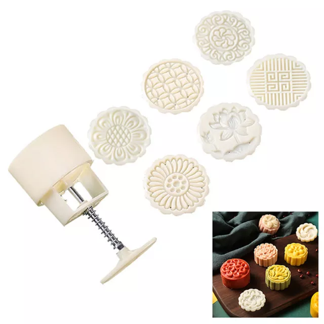 Mid-Autumn Festival Mold Chinese Style Cookie Cutter Pressure Moon Cake Mould