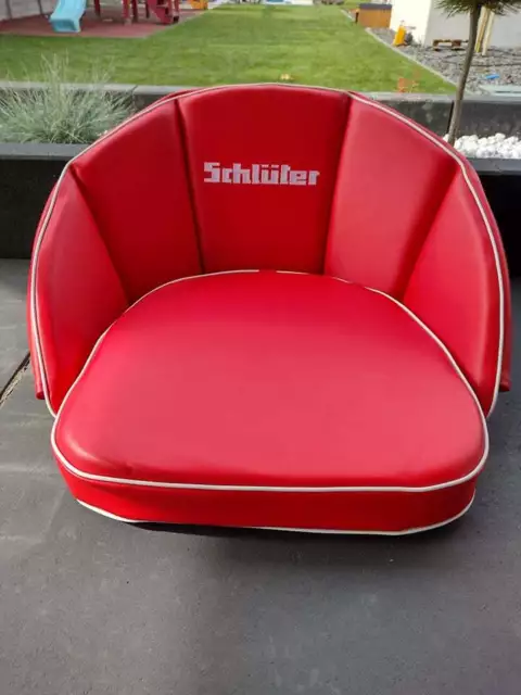 SCHLÜTER TRAKTORKISSEN SITZKISSEN Sitz Trecker rot mit Schlüter-Logo Höhe  ca. 22 EUR 50,00 - PicClick DE