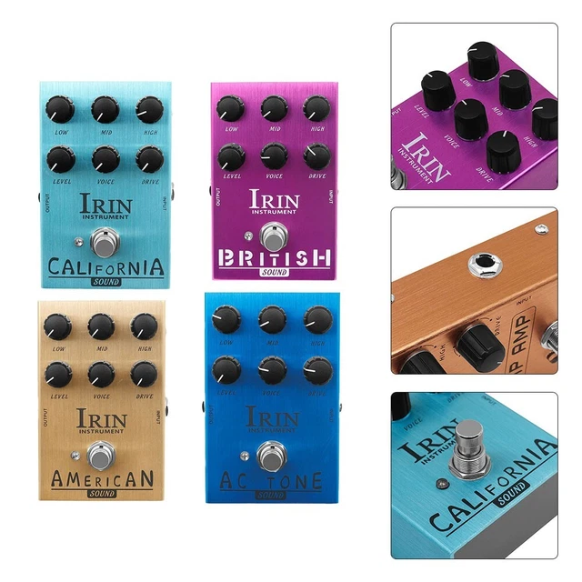 Pédale d'effet guitare pédale d'effet guitare 1 pièce guitare électrique neu
