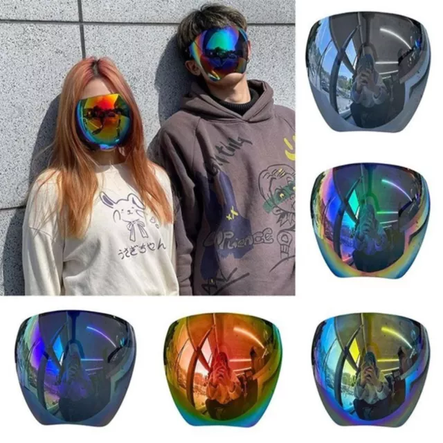 Transparent Sun Glasses Protective Faceshield Cycling Sunglasses Full Face Mask