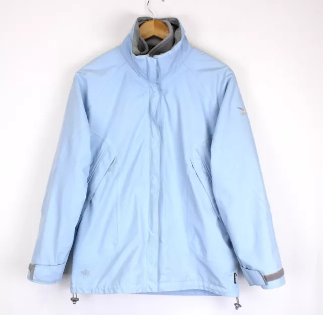 Salewa Gore-Tex Damen 3 IN 1 Jacke Größe UK10 EU40 Blau Abnehmbare Innere s6776